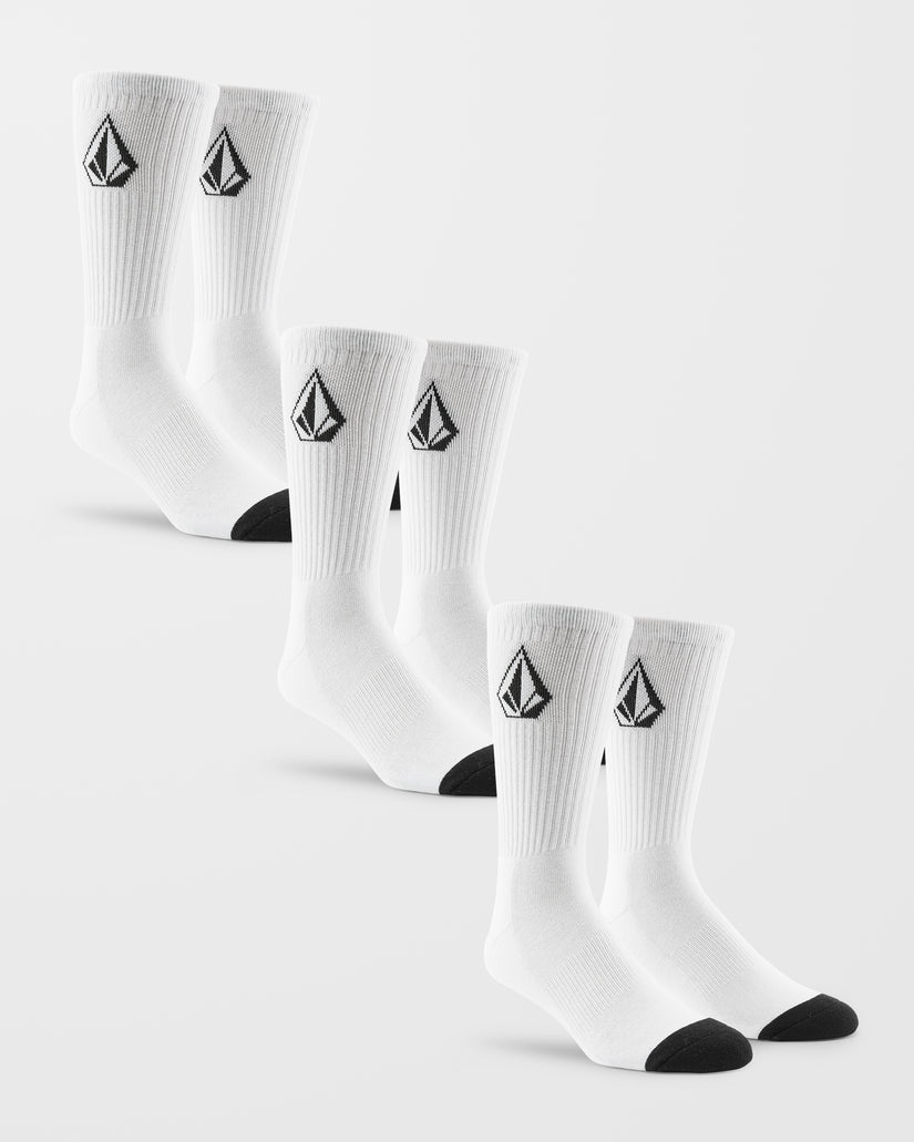 Chaussettes Full Stone (3 paires) - White