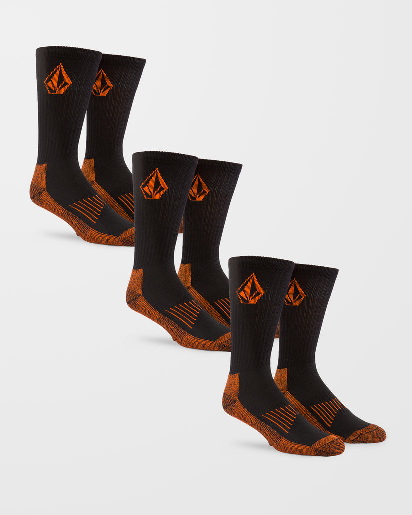 Chaussettes Volcom Workwear (3 paires) - Black