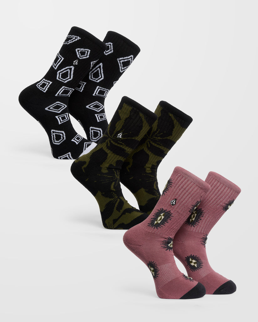 Chaussettes Print Mixer (3 paires) - Multi