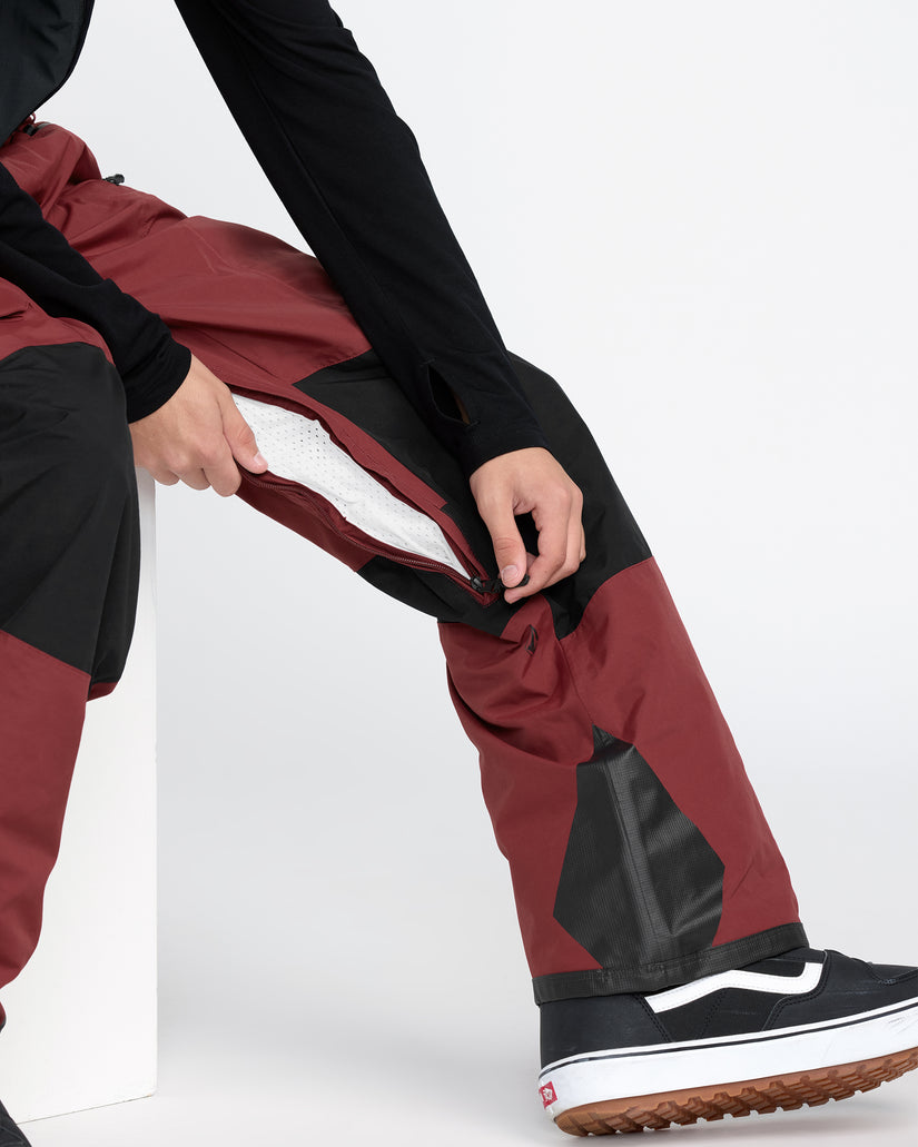 Salopette de snow Gore-Tex Rain - Burnt Red