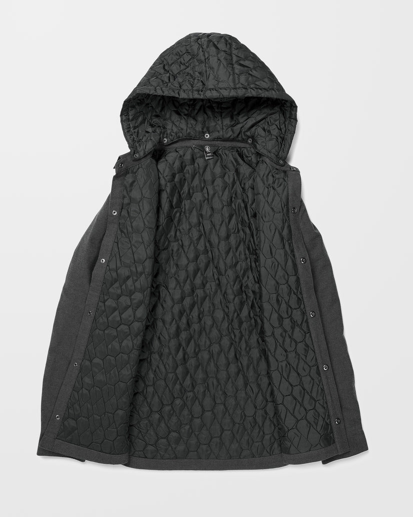 Veste Insulated Riding Flannel - Heather Black