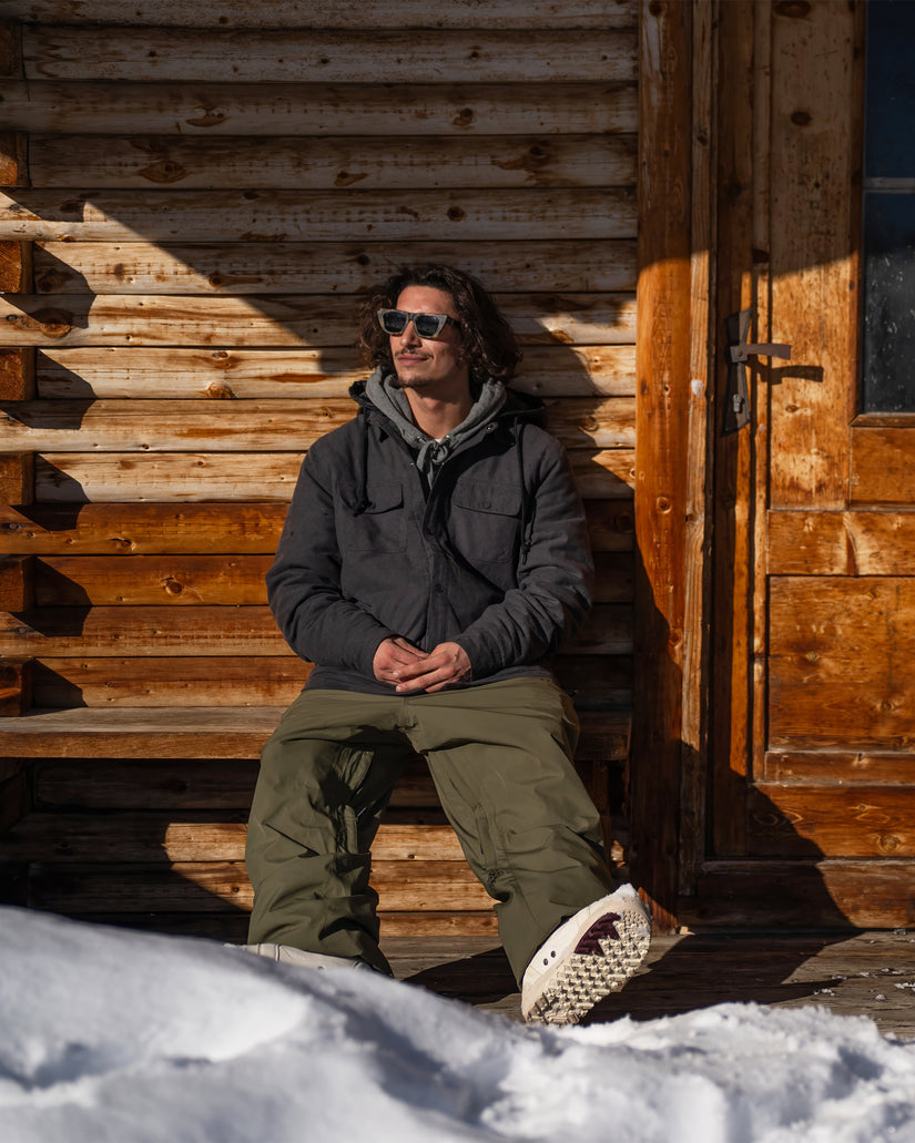Veste Insulated Riding Flannel - Heather Black
