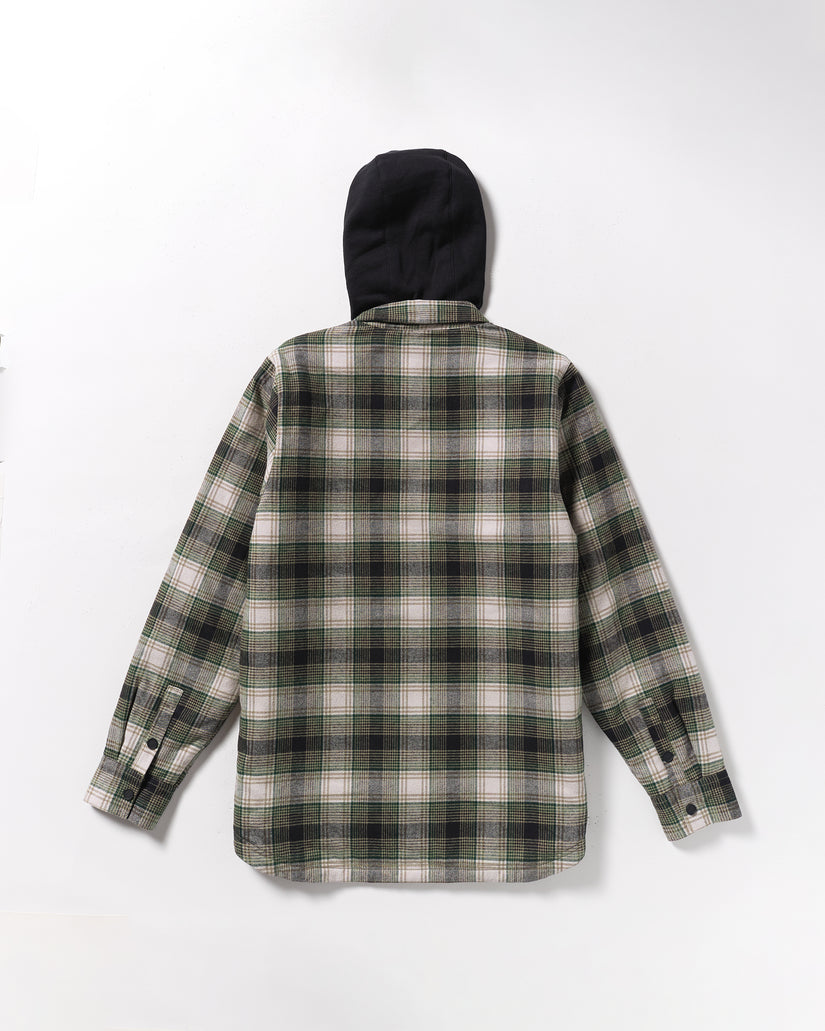 Veste Flannel Insulated Kenson - Black Green