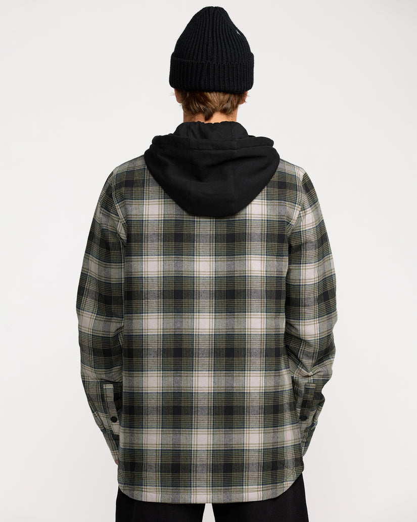 Veste Flannel Insulated Kenson - Black Green