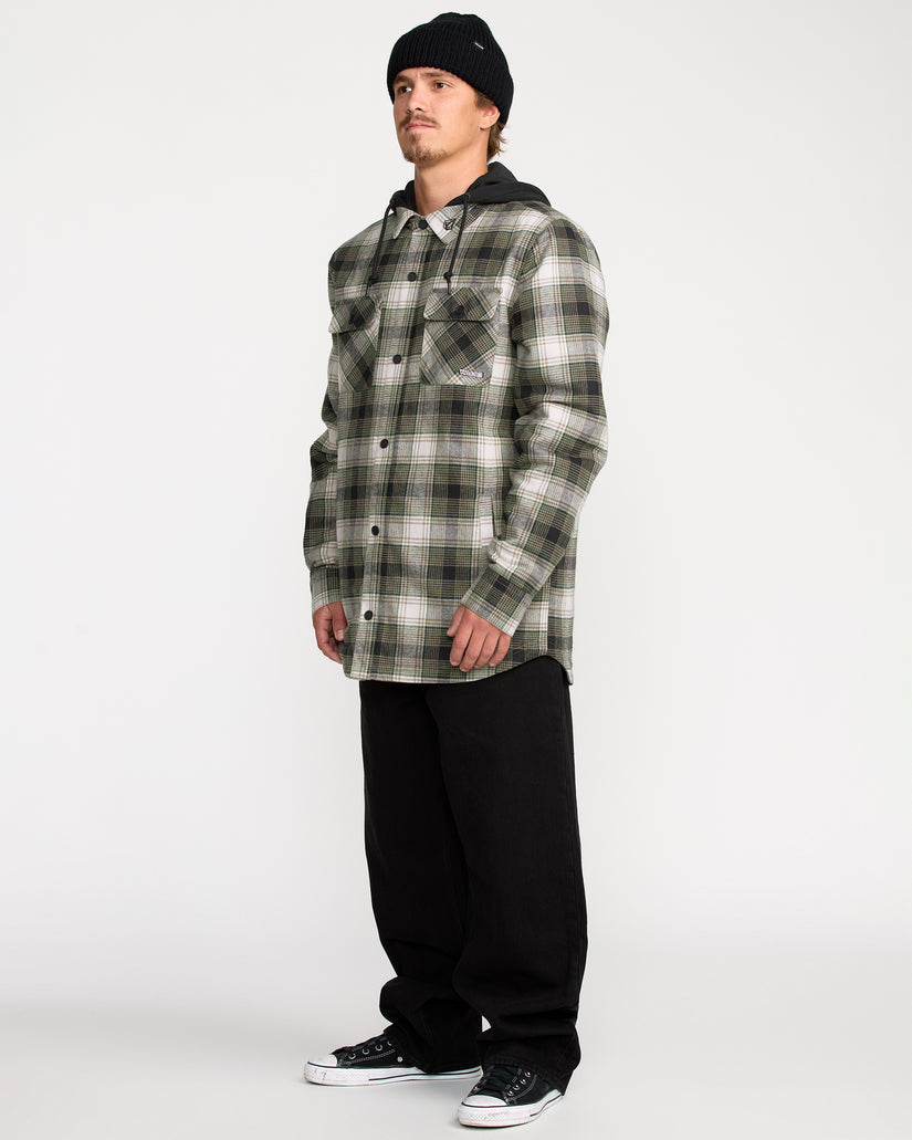 Veste Flannel Insulated Kenson - Black Green