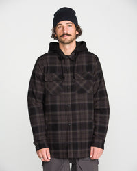 Veste Enson Insulated Riding Flannel - Black