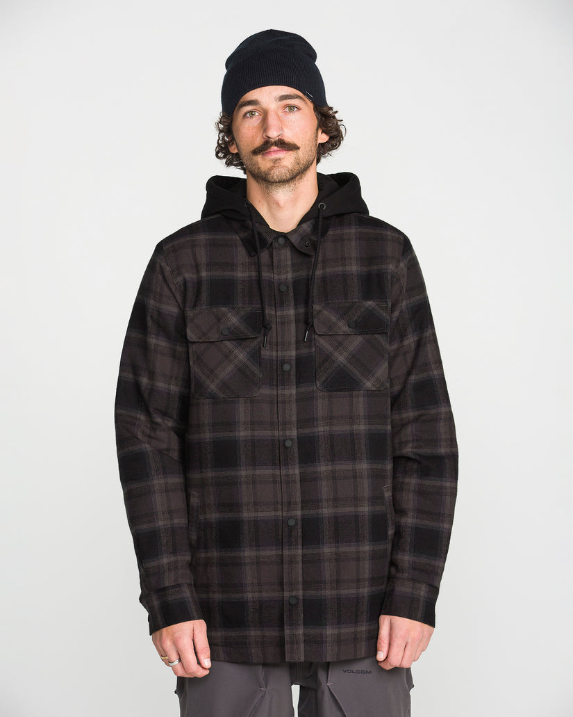 Veste Enson Insulated Riding Flannel - Black
