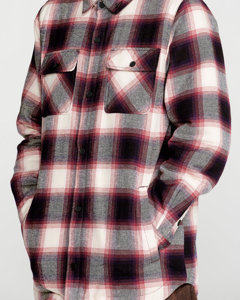 Veste Enson Insulated Riding Flannel - Blue