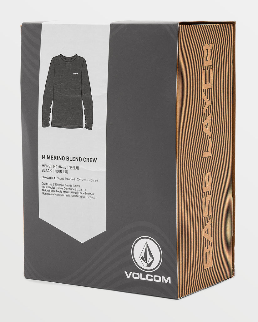 T-shirt première couche M Merino Blend - Black