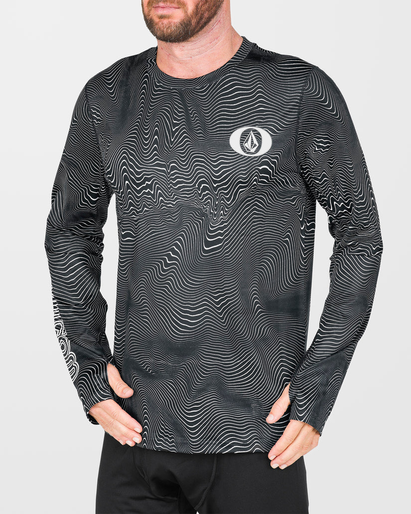 T-shirt première couche M V-Science - Black Print