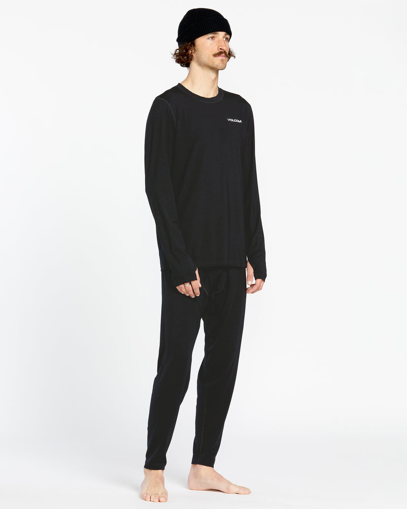 Pantalon première couche M Merino Blend - Black