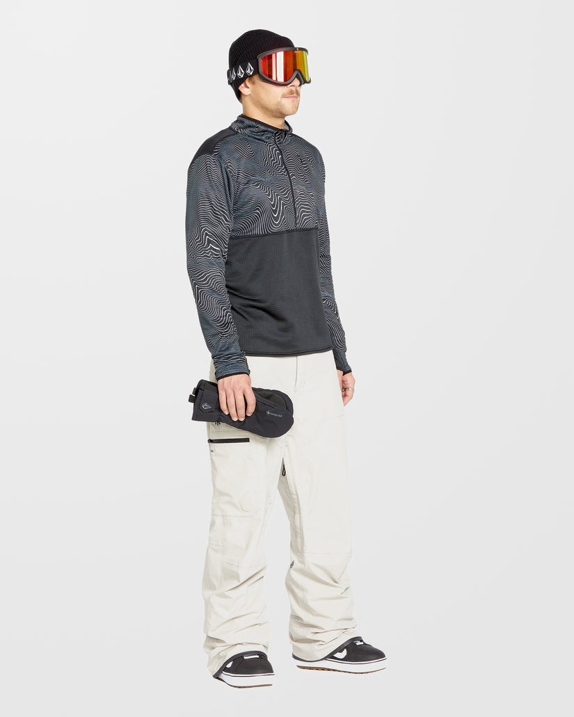 Sweat Gridlock Second Layer Fleece - Black Print