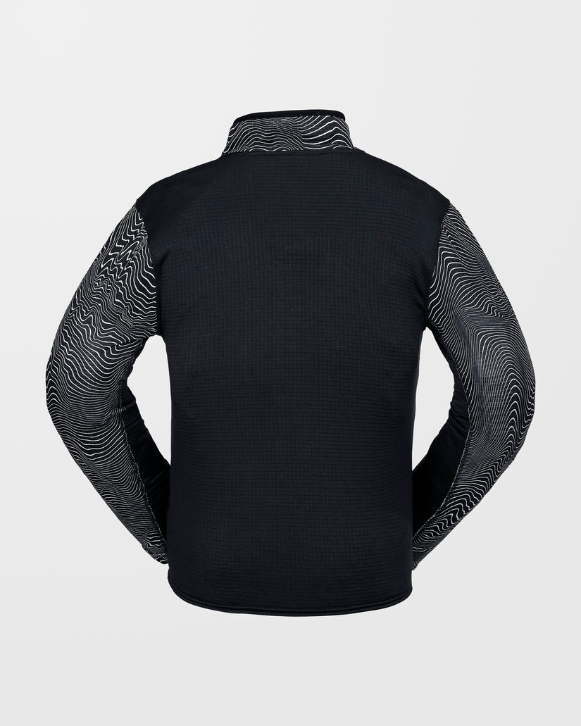 Sweat Gridlock Second Layer Fleece - Black Print