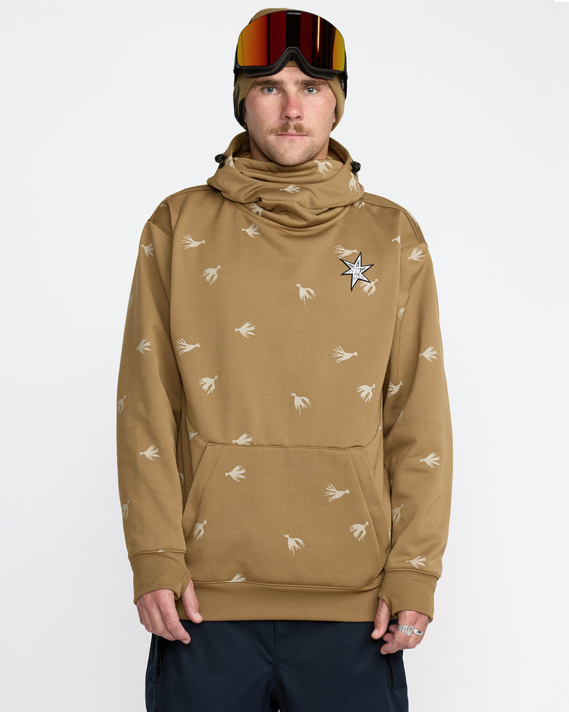 Sweat à capuche Hydro Riding - Bronze