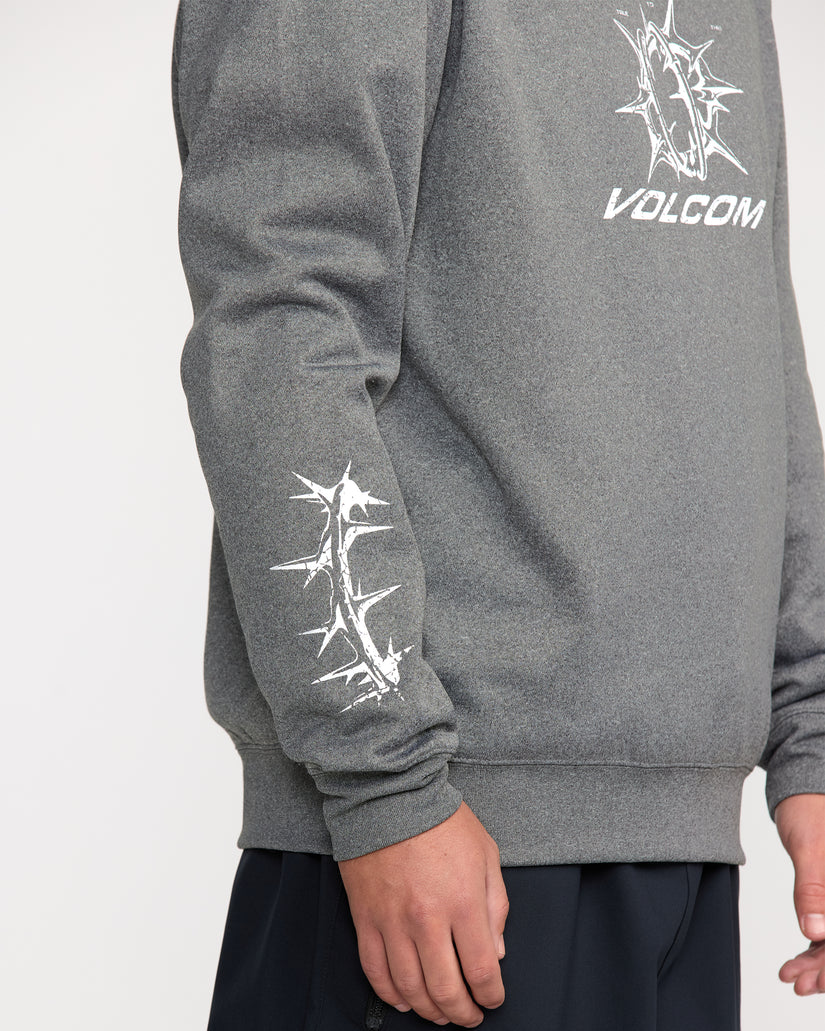 Sweat en molleton Hydro - Heather Black