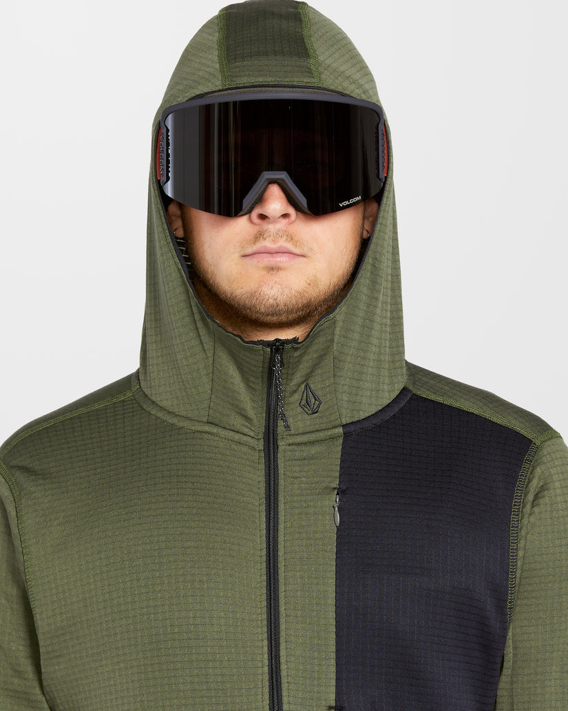 Sweat à capuche Gridlock Full Zip - Ivy