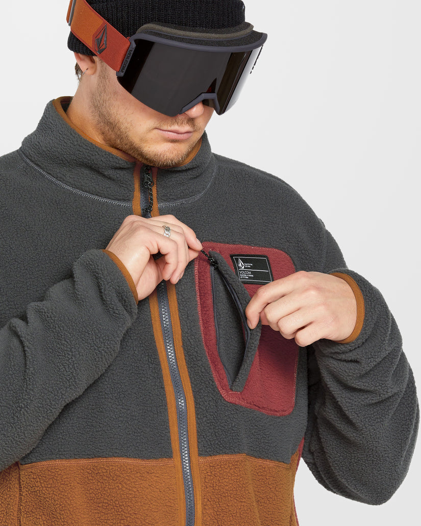 Veste Fleecer Full Zip - Charcoal