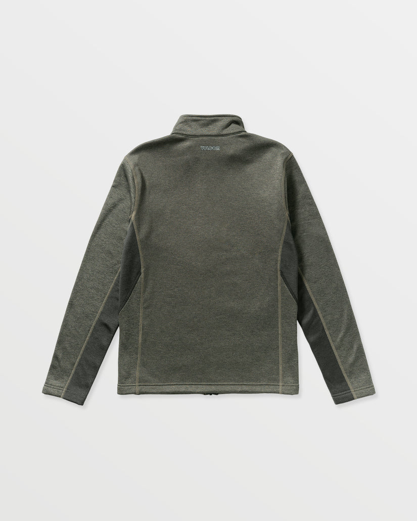 Sweat zippé en molleton Snowbound - Military