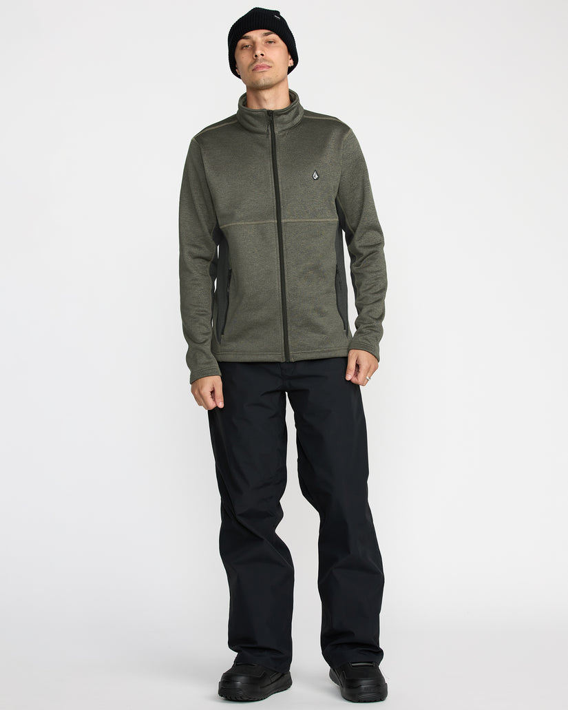 Sweat zippé en molleton Snowbound - Military