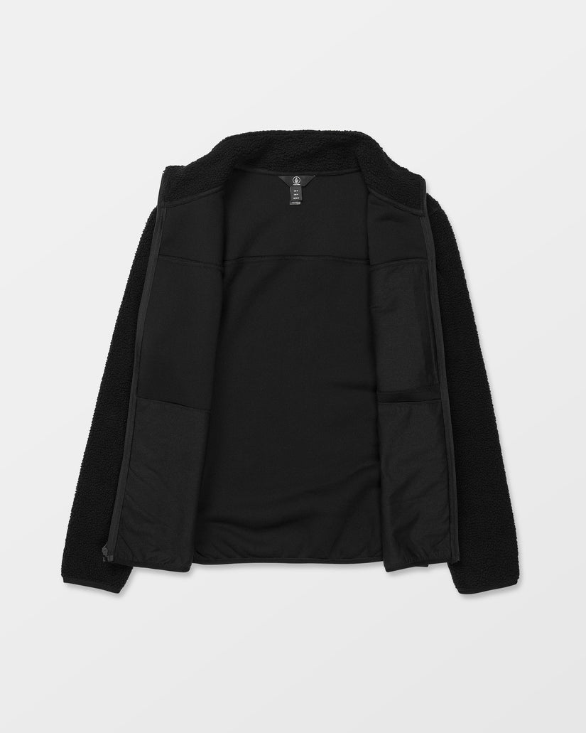 Veste Nelson Sherpa Full Zip - Black