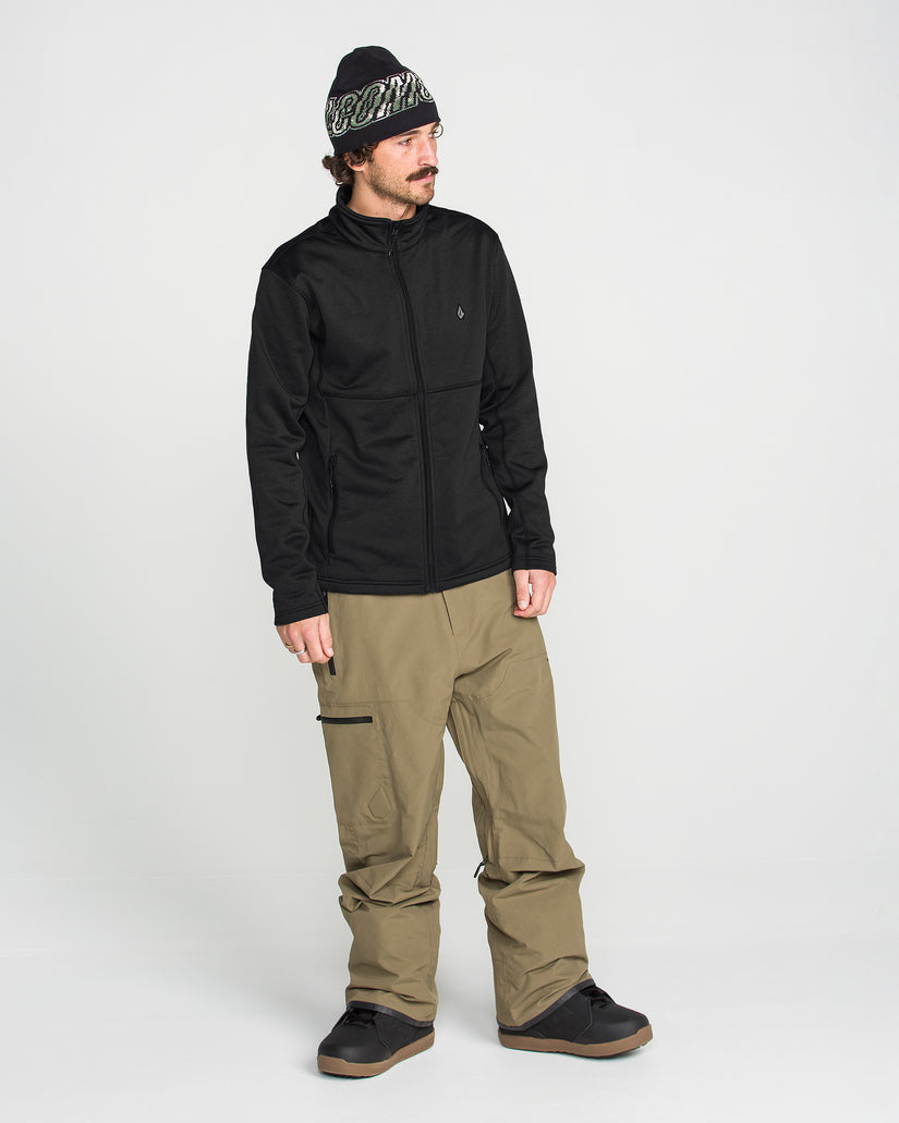 Sweat zippé en molleton Snowbound - Black