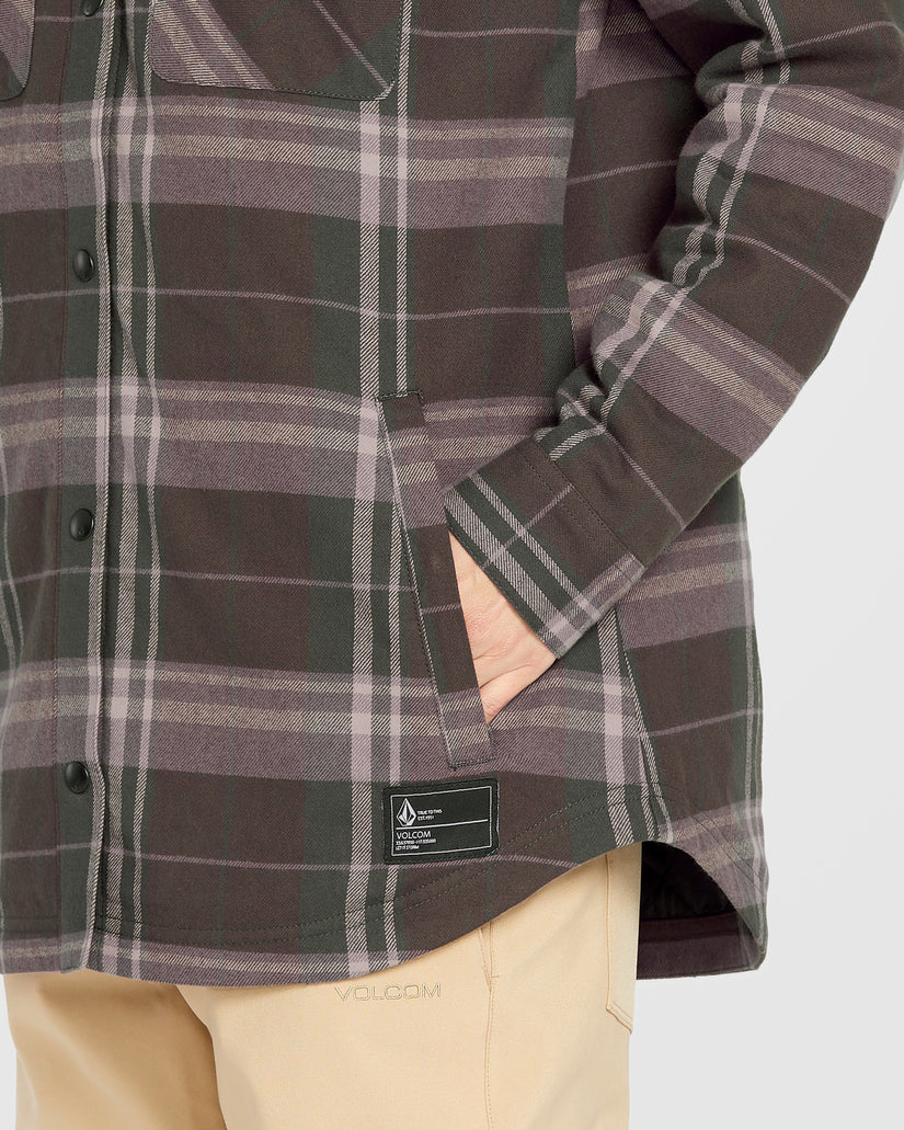 Veste Insulated Riding Flannel - Dusty Lavender