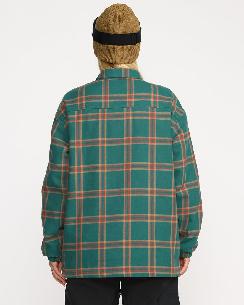 Veste Flannel Insulated Riding - Atlantic Deep