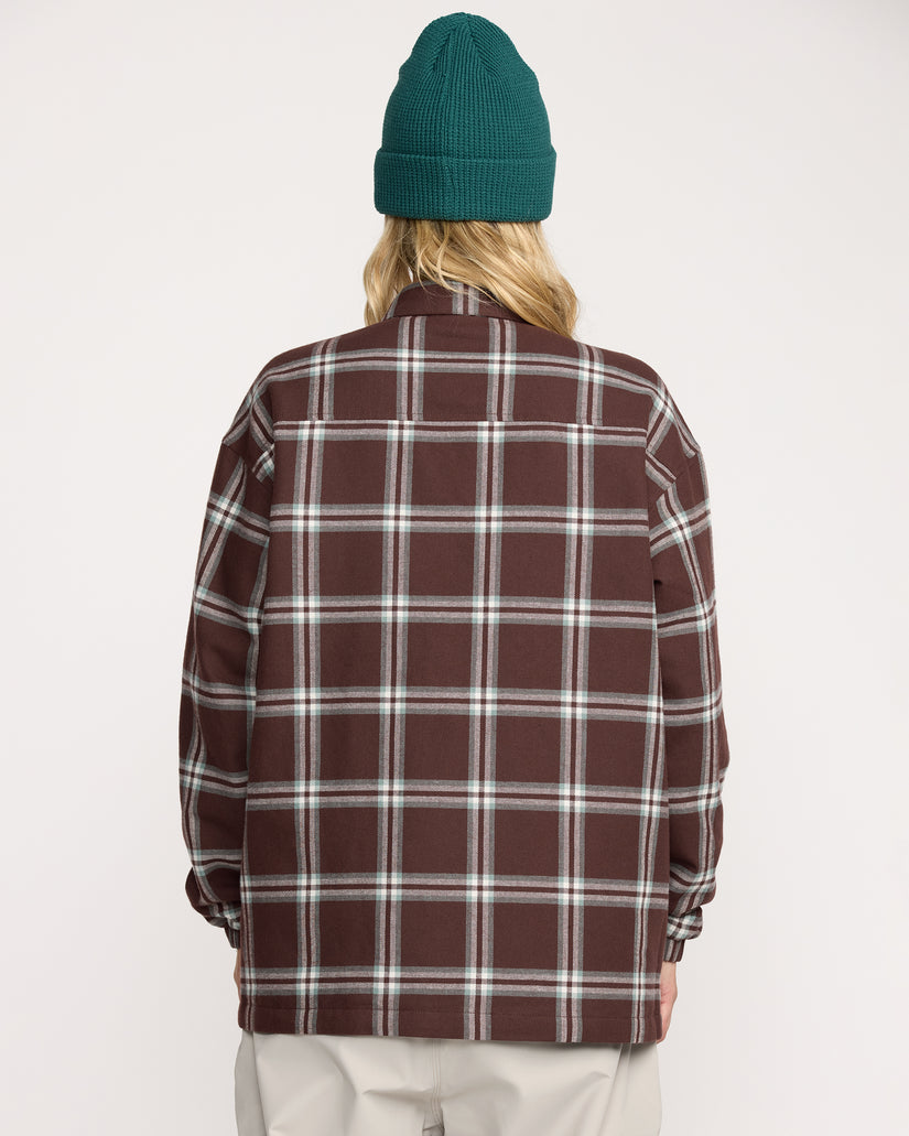 Veste Flannel Insulated Riding - Oxblood