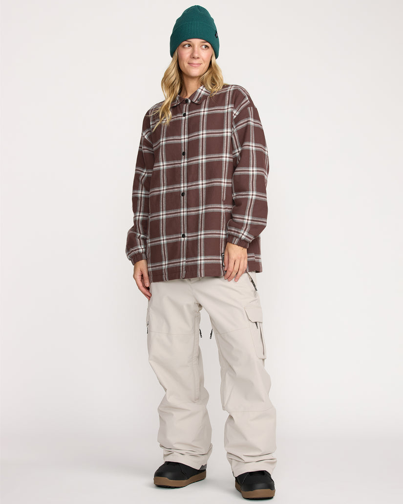 Veste Flannel Insulated Riding - Oxblood