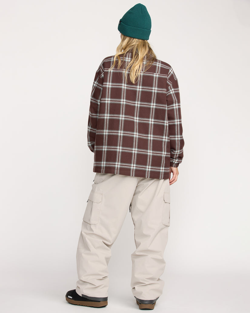Veste Flannel Insulated Riding - Oxblood