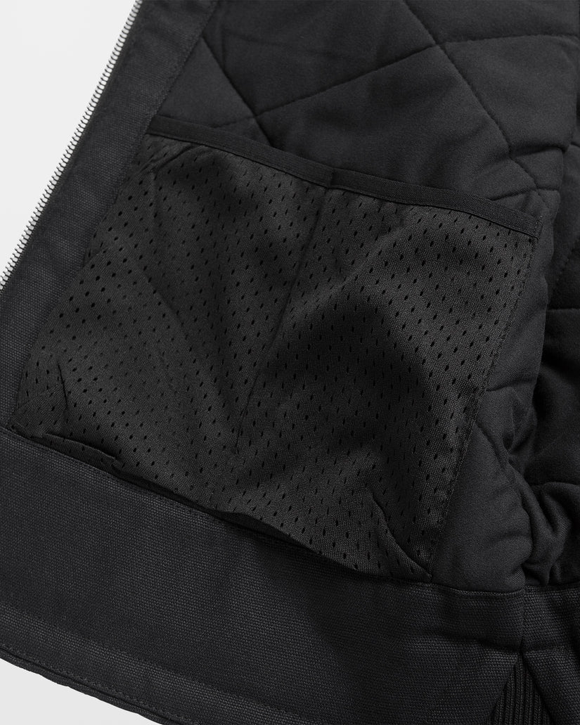 Doudoune sans manche Stone Castine - Black