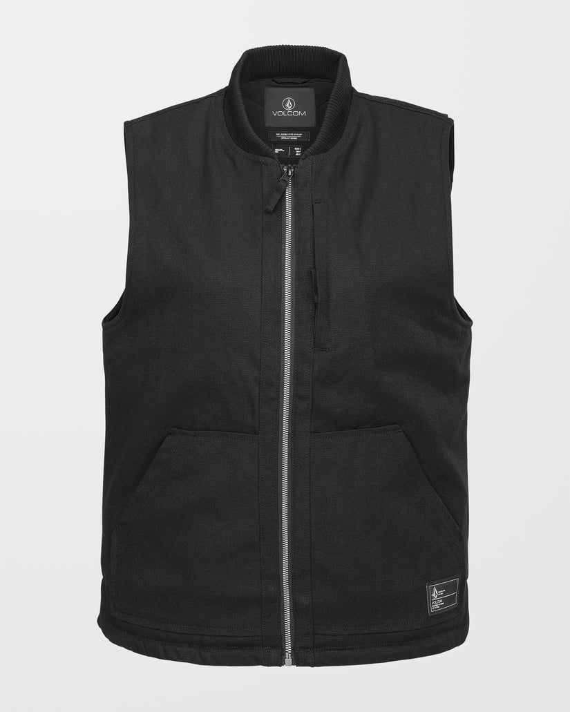Doudoune sans manche Stone Castine - Black