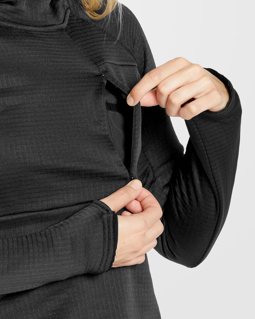 Sweat à capuche Gridlock - Black