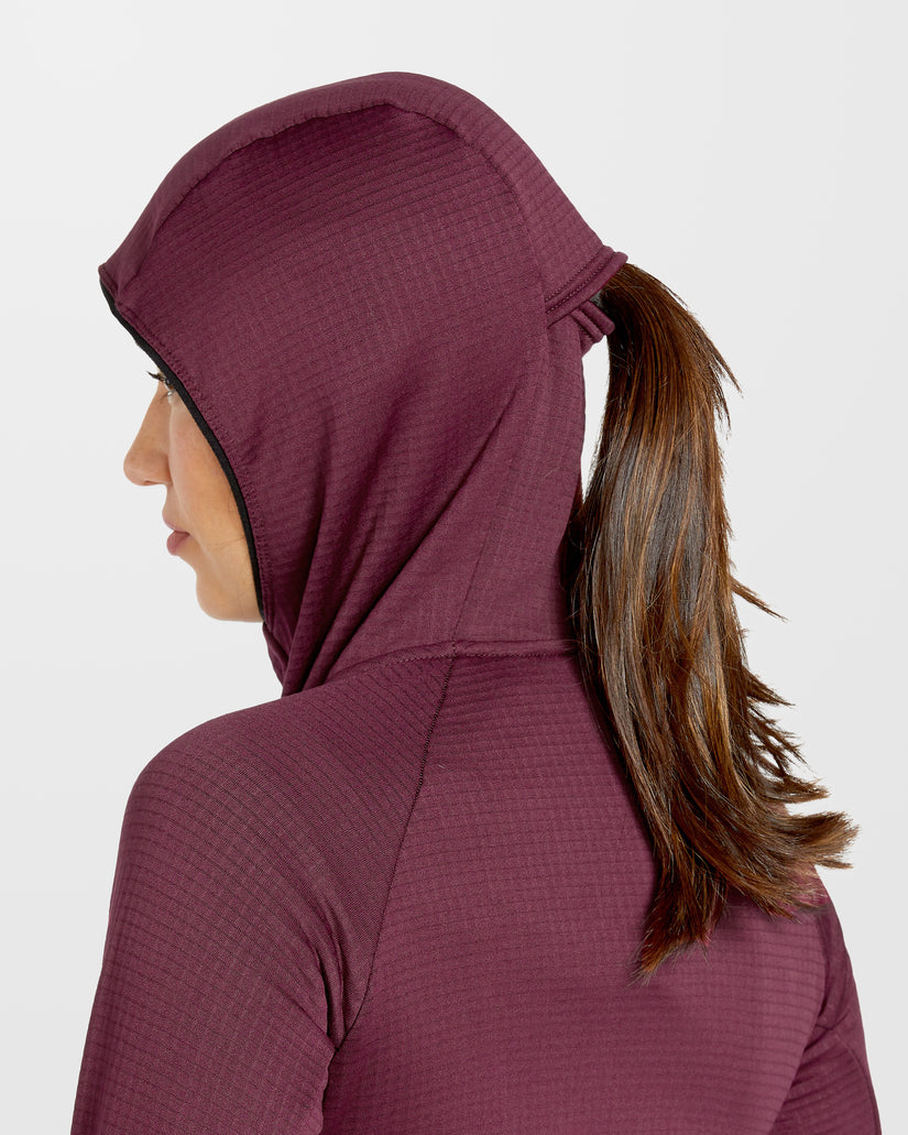Sweat à capuche Gridlock - Burgundy