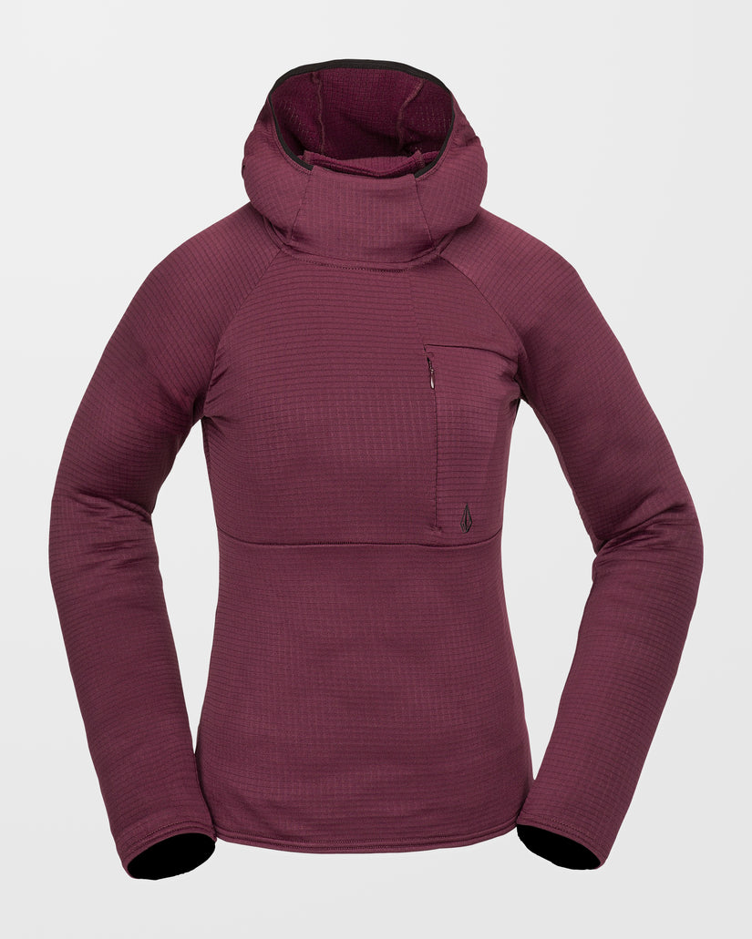 Sweat à capuche Gridlock - Burgundy