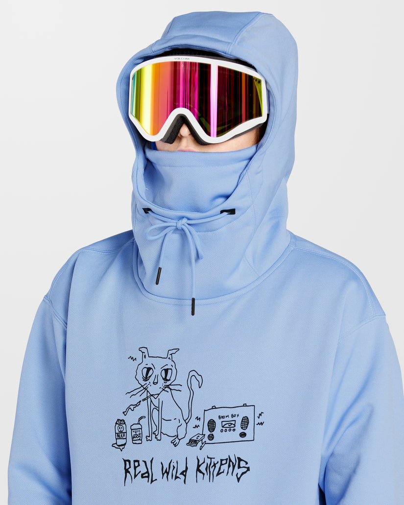 Sweat à capuche Riding Hydro - Crystal Blue
