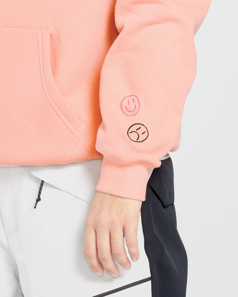 Sweat à capuche Essential - Coral Haze