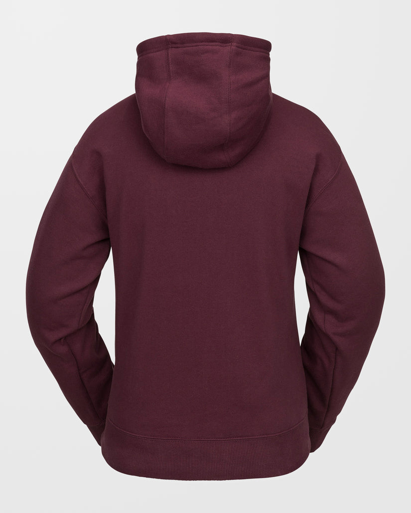 Sweat à capuche Costus Fleece - Burgundy