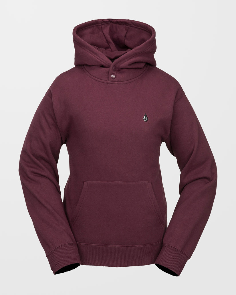 Sweat à capuche Costus Fleece - Burgundy