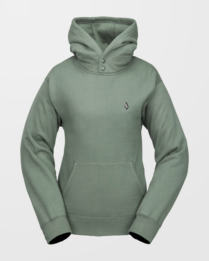 Sweat à capuche Costus Fleece - Lichen Green