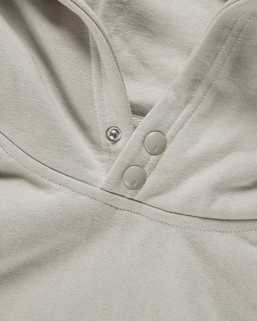 Sweat à capuche Costus Fleece - Stone