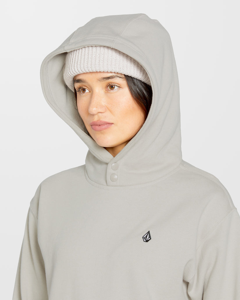 Sweat à capuche Costus Fleece - Stone