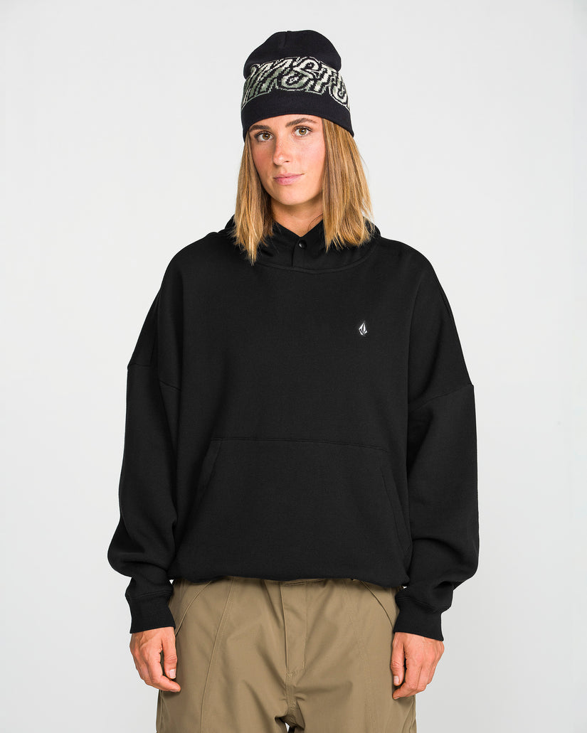 Sweat à capuche Yourfav Baggy - Black