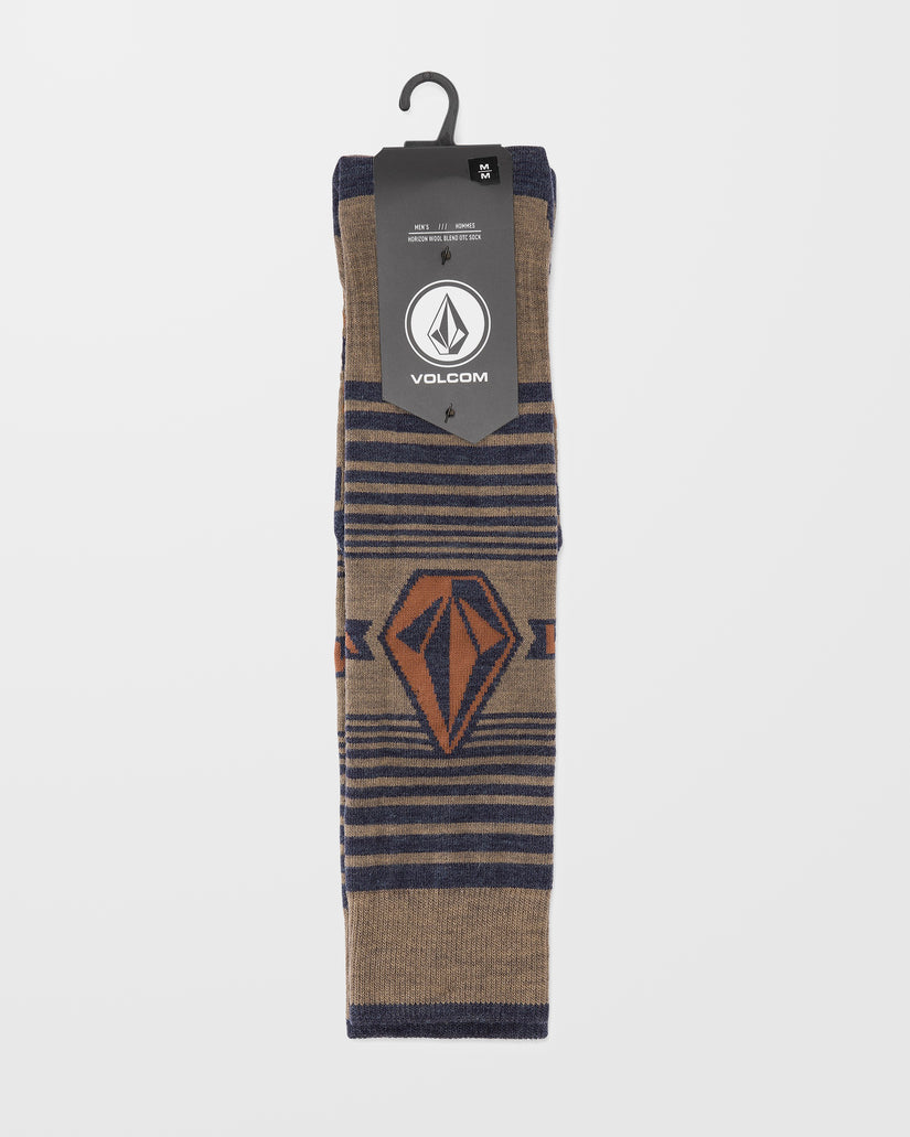 Chaussettes Horizon Wool Blend Otc - Chestnut Brown