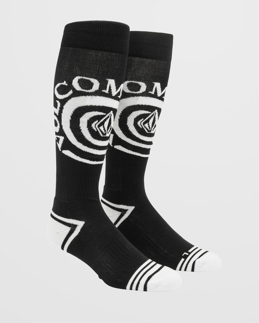 Chaussettes hautes Spiral - Black