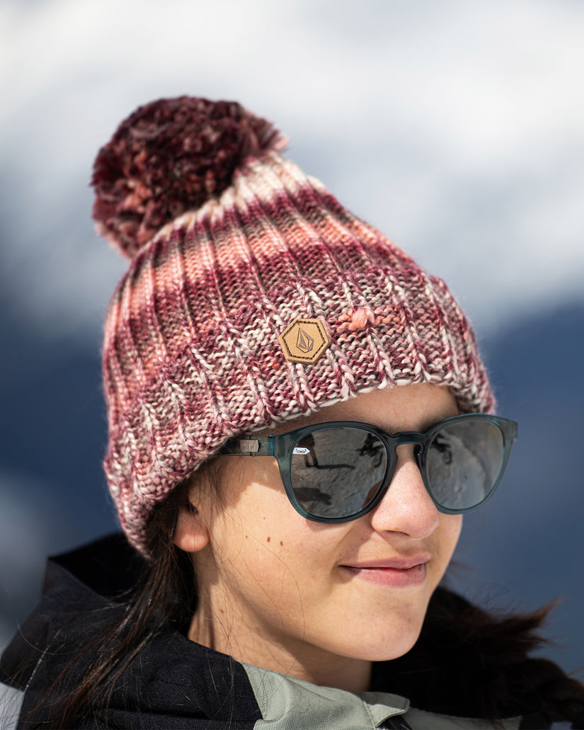 Bonnet V.Co Lyra Bobble - Burgundy