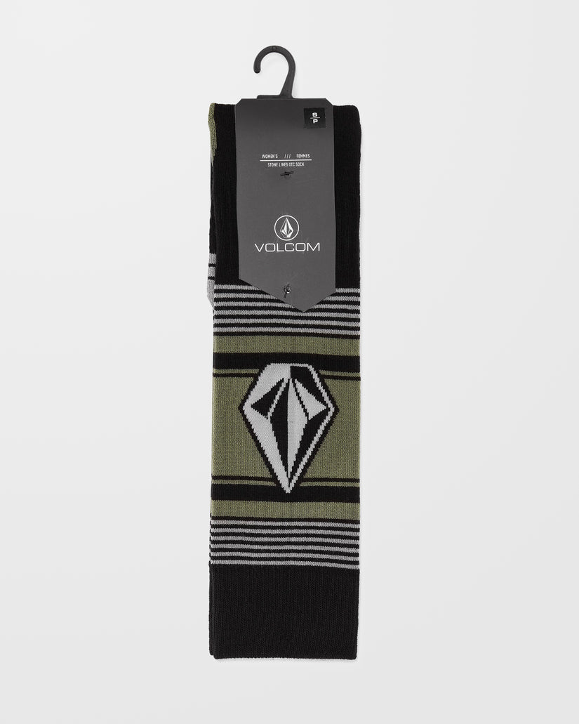 Chaussettes Stone Lines Otc - Lichen Green