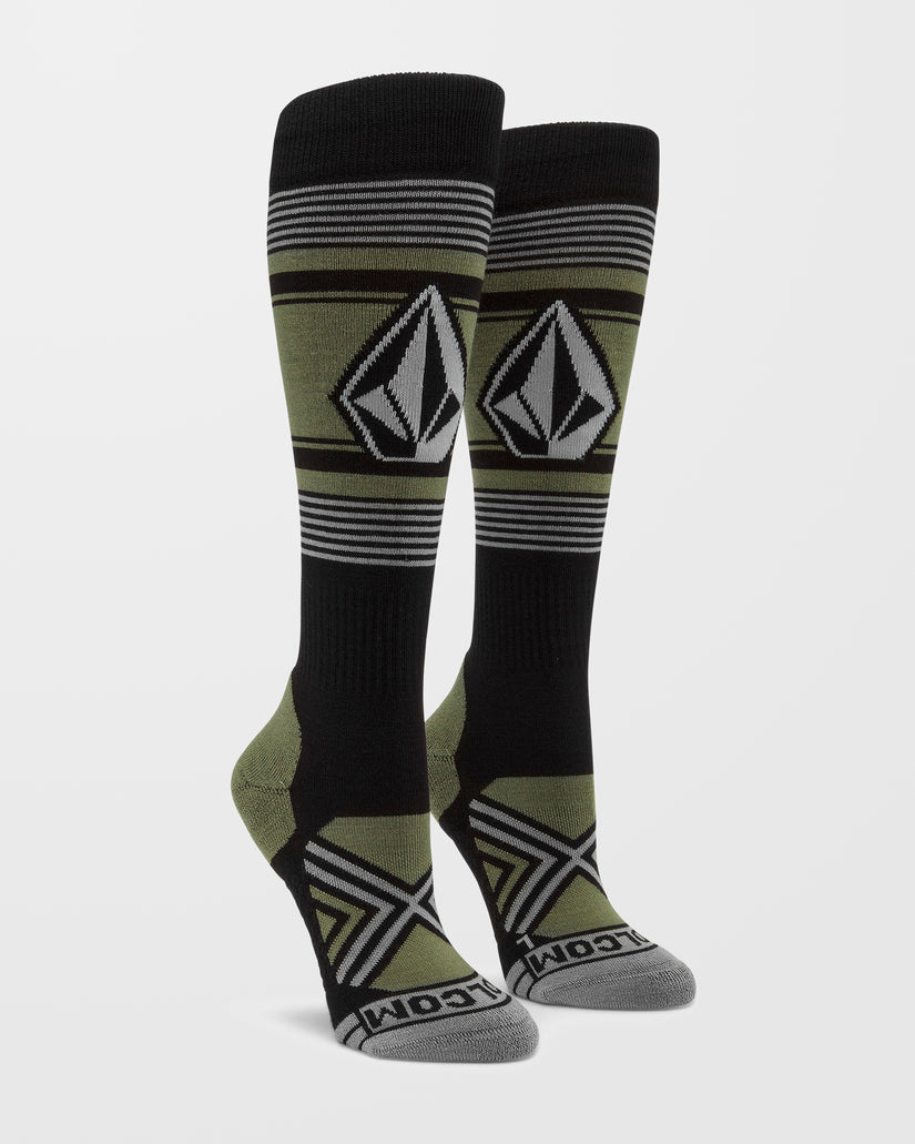 Chaussettes Stone Lines Otc - Lichen Green