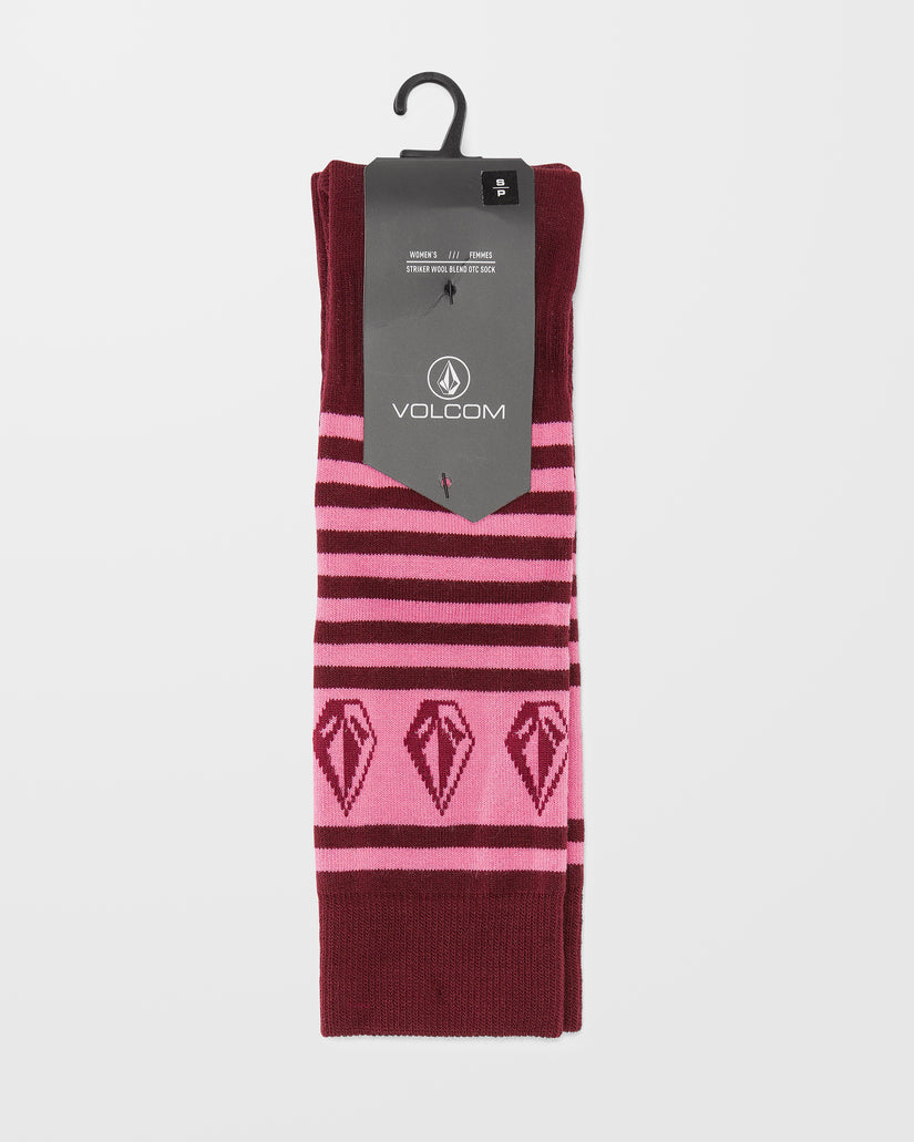 Chaussettes Striker Wool Blend Otc - Burgundy