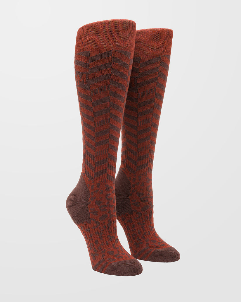 Chaussettes Cheetah Chev Otc - Henna